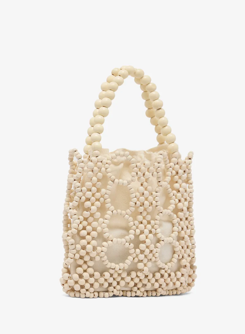 Khizana Pearl Embroided Statement Bag